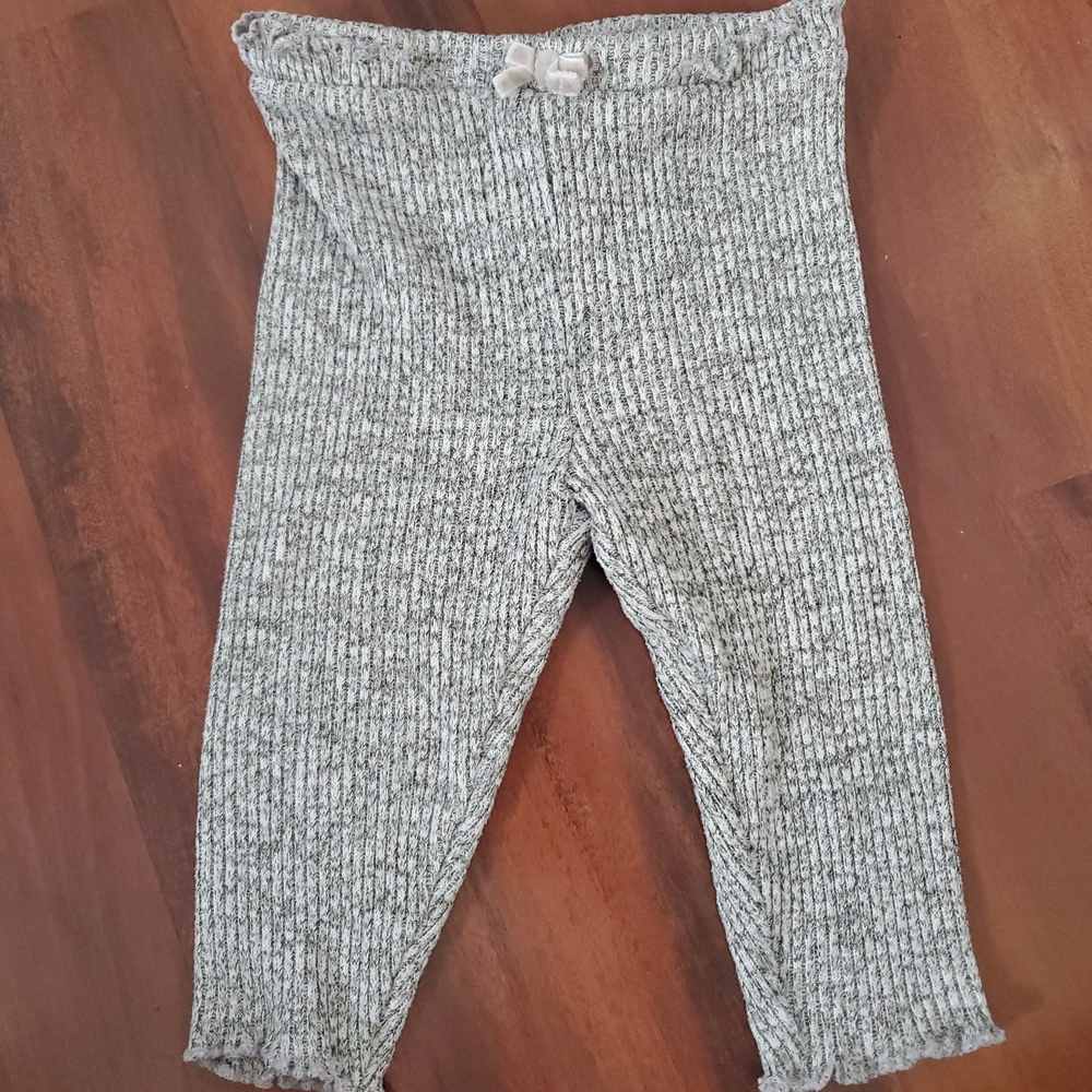 5/$30 Baby B’gosh Gray Ribbed Knit Leggings Pants 12M